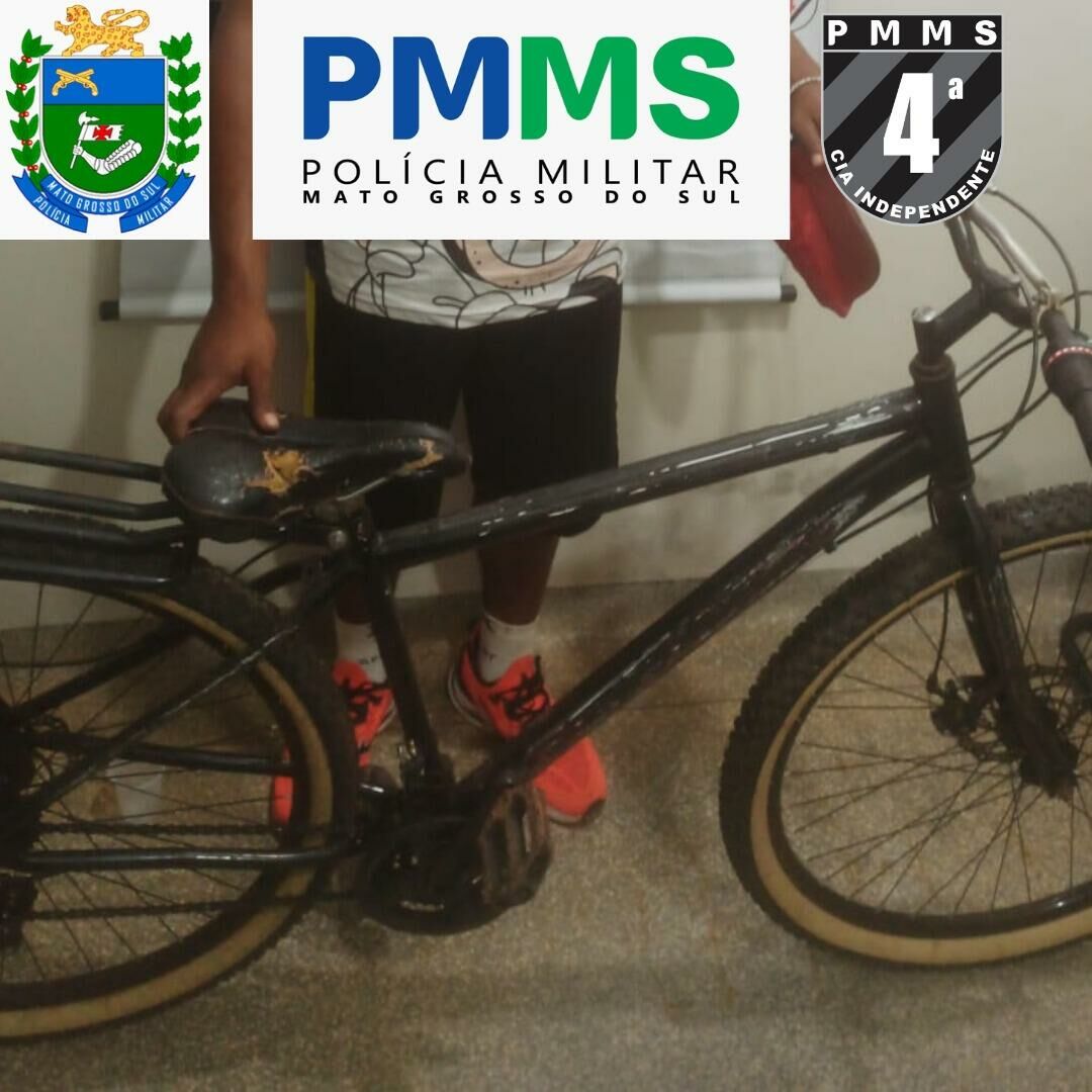 Imagem de compartilhamento para o artigo Homem mente que comprou bicicleta que havia furtado e acaba preso em Chapadão do Sul da MS Todo dia
